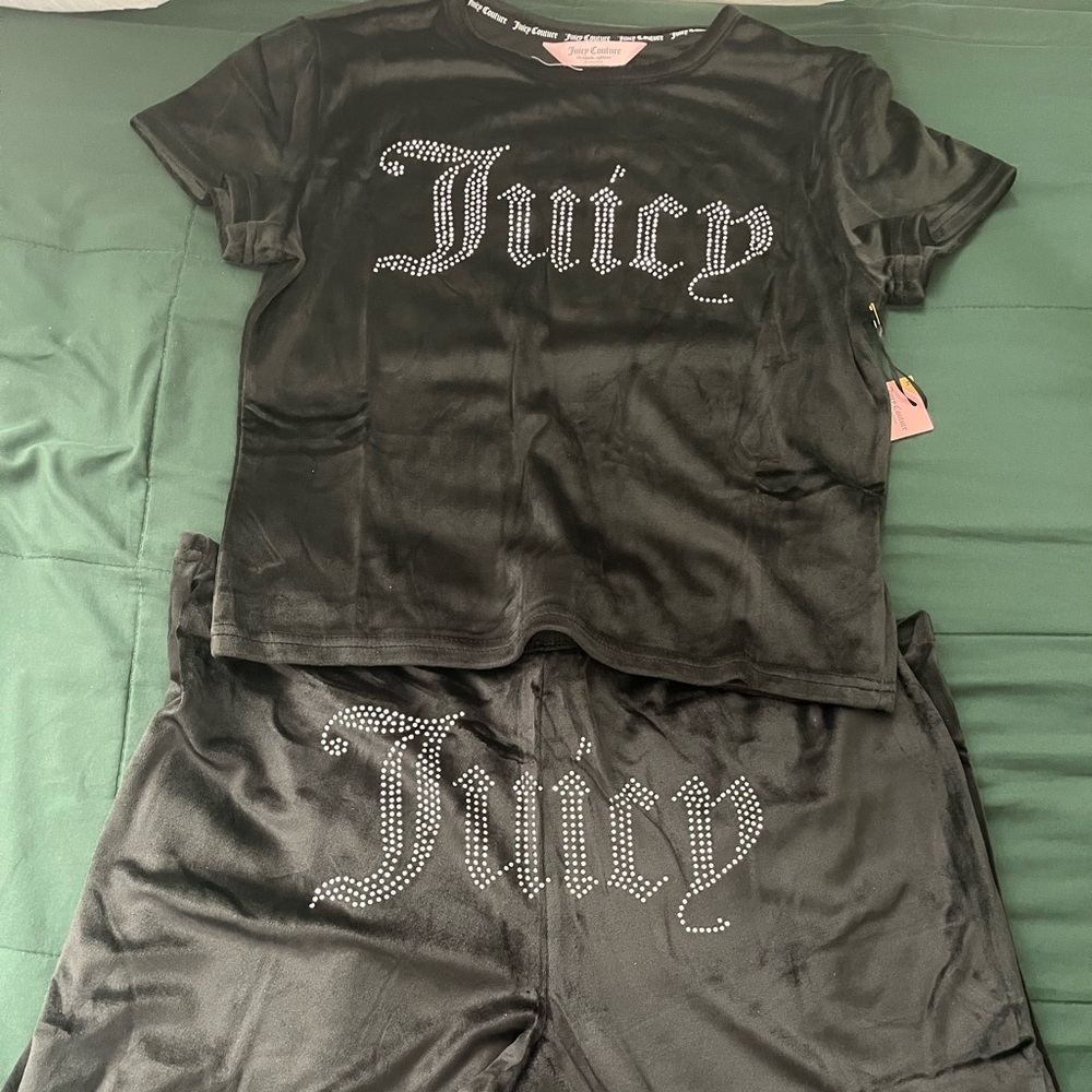 Juicy Couture Set with Rhinestone Detail
